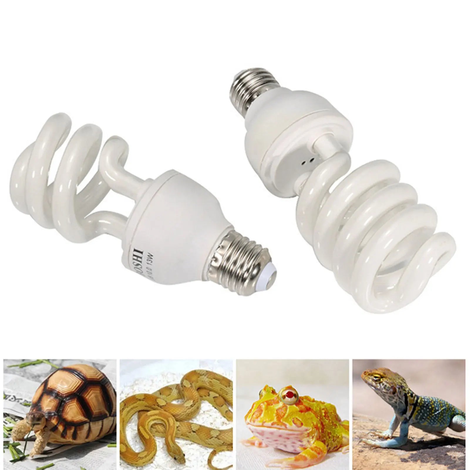 Reptile Heat Bulb Lamp Light High Intensity UVB Light Bulb for Reptiles Amphibian Use Household Breeding Chicken Heating Lamp