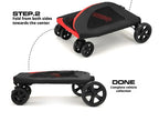 Medium Large Dog & Cat Multi-functional 4-Wheel Fabric Pet Stroller Outdoor Travel Walking Car Portable Foldable