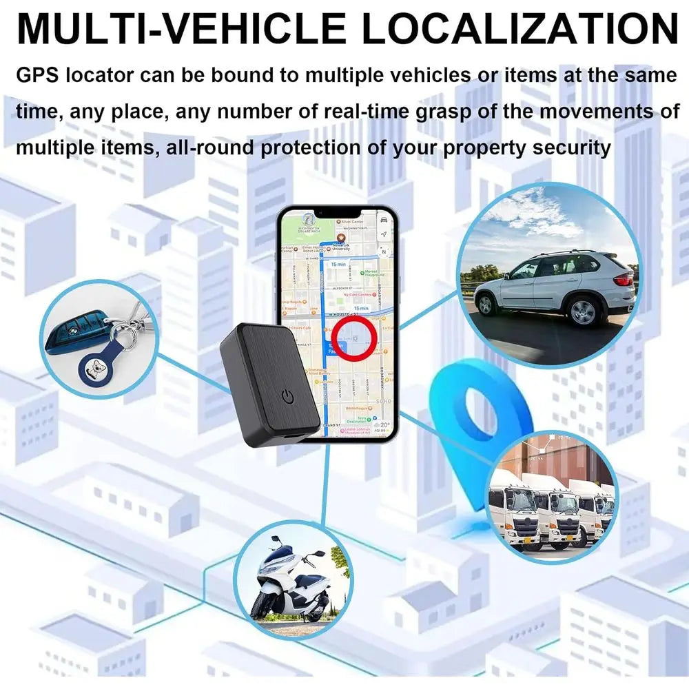 GPS Vehicle Tracker with No Monthly Fee - Full USA Coverage Hidden Car Locator Tracking Device