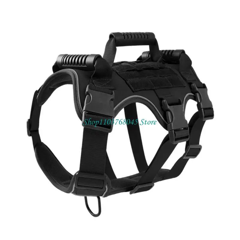 R53F Militaries Training Harnesses Personality Dog Harnesses Breathable Pet Harnesses for Hunting and Field Training