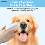 Pet Eye Finger Wipes Gentle Hypoallergenic Tear Stain Remover For All Breeds Dogs Cats Daily Eye Cleaning Grooming