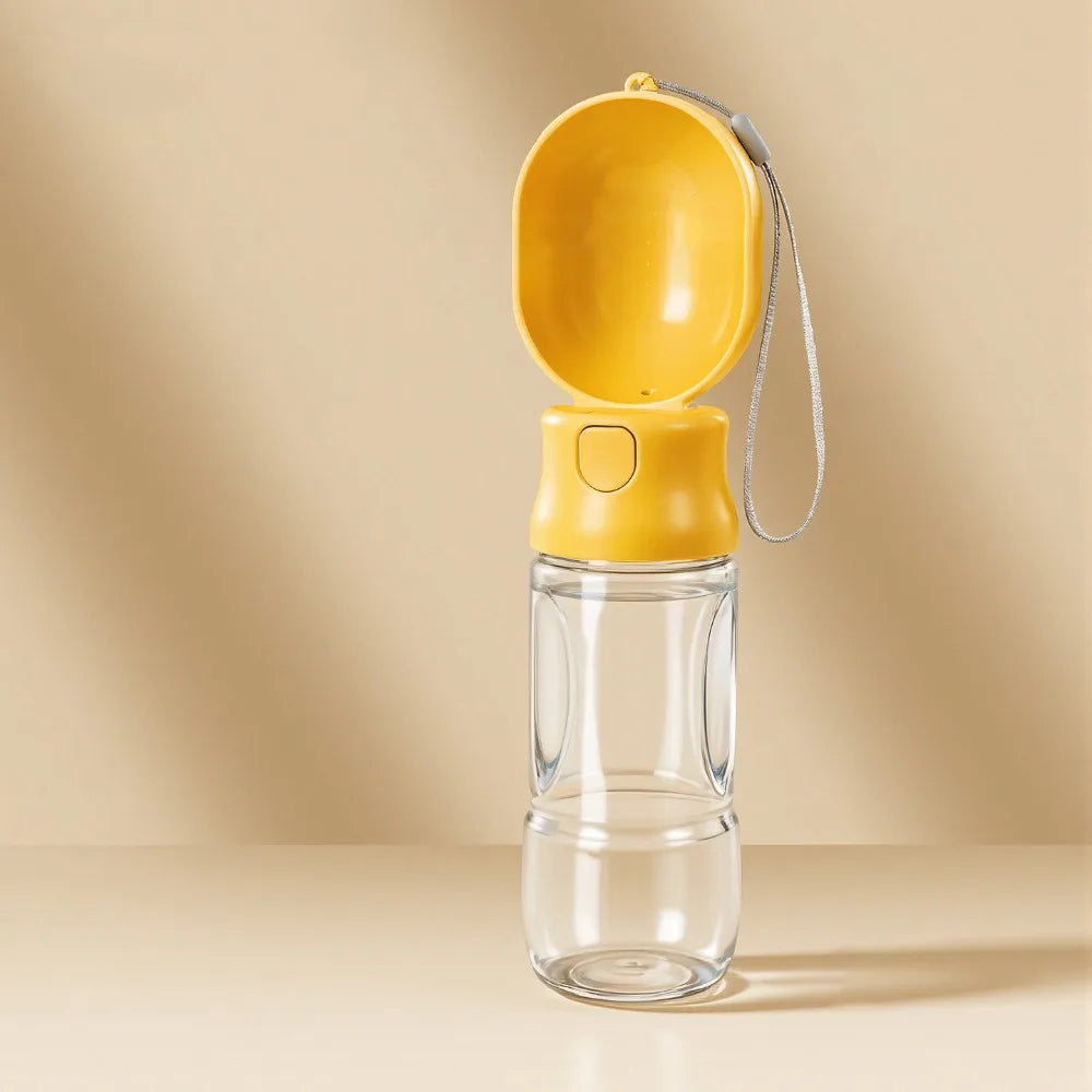 Leak-proof Outdoor Dog Water Bottle Sealed with Filter Dog Water Dispenser Detachable Press Design Dog Water Food Cup Puppy