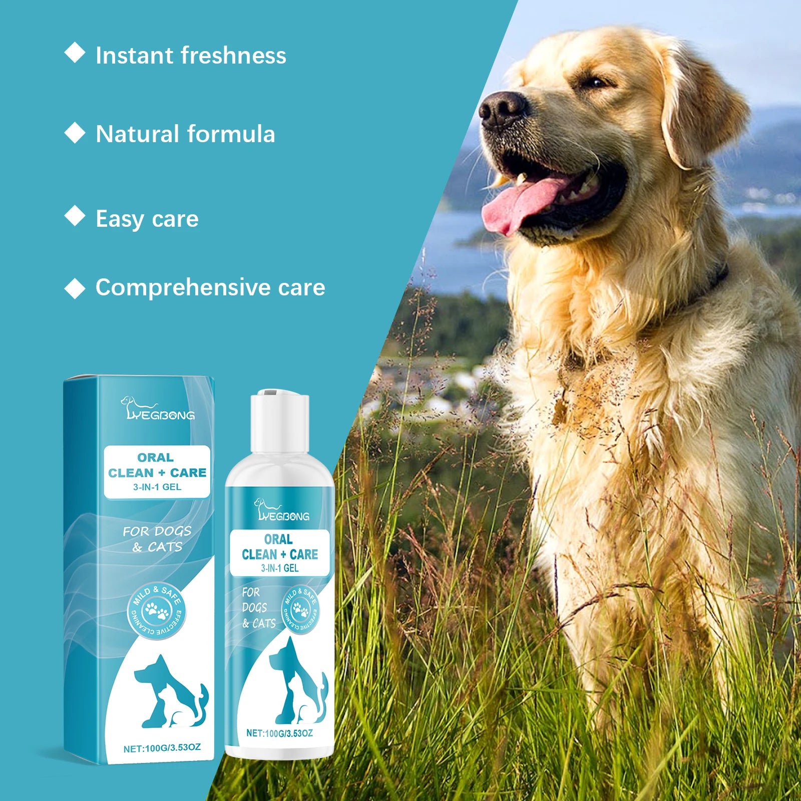 Reduces Oral Discomfort Pet Oral Cleaning Gel Prevents Oral Problems Removes Tartar Cleans Pet Teeth Freshens Breath Toothpaste