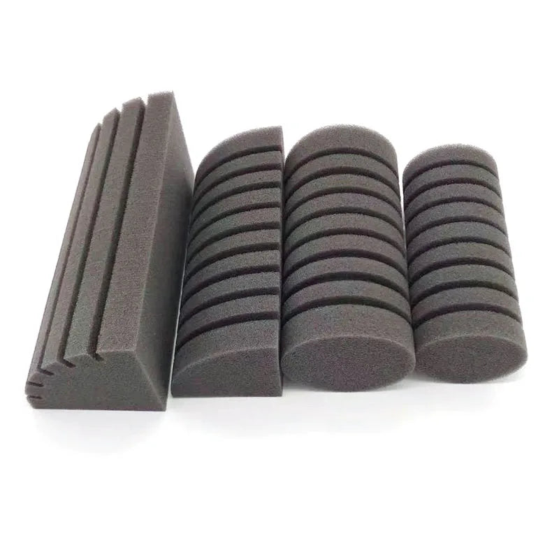 Aquarium Bio Sponge Filter Set (2-Pack, Air Pump Skimmer, Biochemical Filtration)