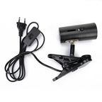 E27 Pet Light Holder UVA UVB Turtle Heating Lamp Bases Set High Temperature Resistance Rotary Clip-on Bulb Lighting