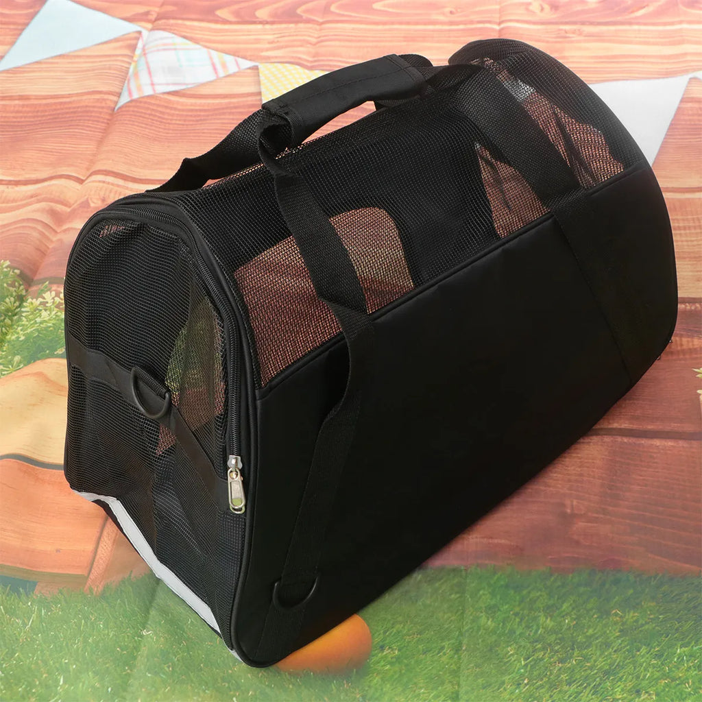 1Pcs Breathable Mesh Pet Carrier Large Comfortable Dog Cat Puppy Travel Bag Outdoor Carrier Handbag Portable Dog Storage Bag