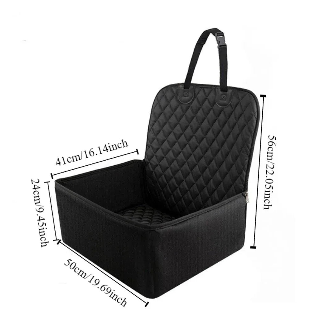 Pet Carrying Nest Scratch Proof Dog Auto Seat Non-Slip Durable Pet Seat Cover Waterproof Portable Pet Travel Mat Travel