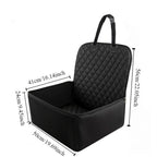 Pet Carrying Nest Scratch Proof Dog Auto Seat Non-Slip Durable Pet Seat Cover Waterproof Portable Pet Travel Mat Travel