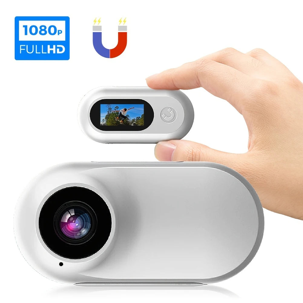 HD 1080P Wireless Pet Collar Body Cam - No WiFi Needed Mini Video Camera for Cats & Dogs, Great Gift