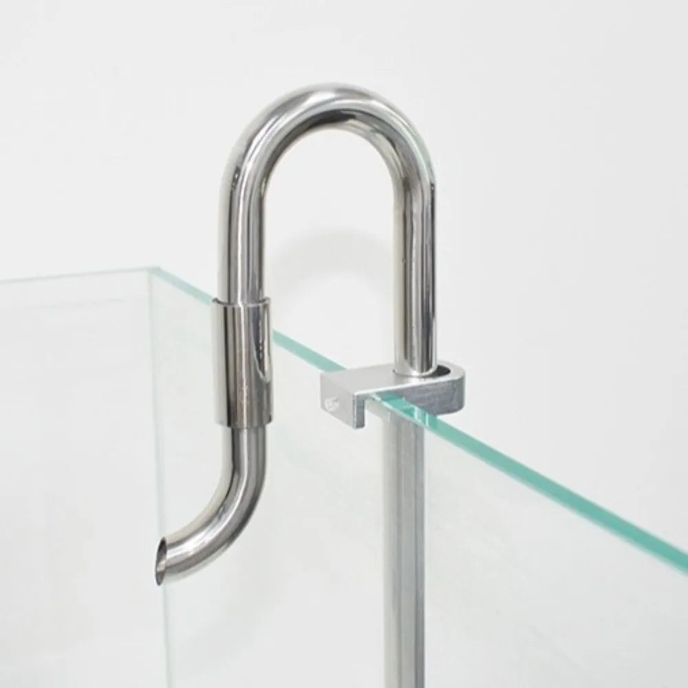 Aluminum Alloy Aquarium Water Tube Holder (Portable Pipe Hose Bracket, Fixed Clip Mount)