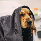1/3pcs Quick-Dry Superabsorbent Microfiber Dog Towel- Fast-Drying,Soft & Durable with Paw Print & Bone Pattern for All Dog Sizes