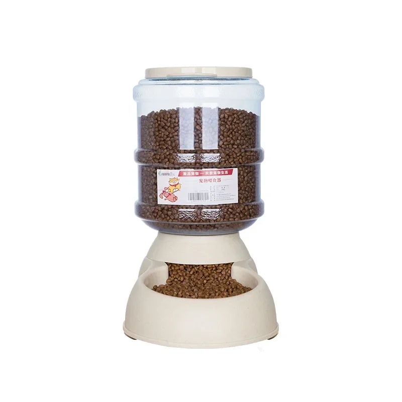 Gravity Pet Feeder and Waterer (3.8L, Auto-Refill, Cats & Dogs)