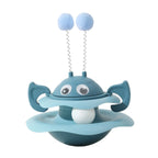 Little Bee Tumbler Turntable Cat Teaser Toy — Self-Righting Interactive Spinning Artifact