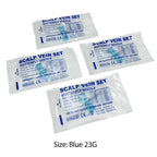 Double-Wing Blood Infusion Needles, Bulk Lot (50-Pack)