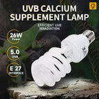 26W Pet Box Lamp Calcium Supplement Lamp Climbing Pet Lamp E27 Interface For Brooding Boxes Chicken Coops Reptiles Amphibians