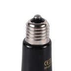 1 Pc Ceramic Heating Lamp For Reptile Pets Matte Far Infrared Heater Black Multi-power E27 Interface Small Pet Mini Heating Bulb