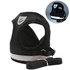 Reflective Escape-Proof Mesh Cat Harness & Leash Set — Adjustable Vest for Cats, Kittens & Small Dogs