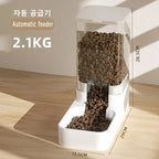 A5 Transparent Gravity Pet Feeder and Water Bowl (High Capacity, Cats & Dogs)