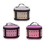 Foldable Pet Travel Carrier Bag Breathable Mesh Design Portable Lightweight for Small Dogs Cats Outdoor Walking Hiking Travel