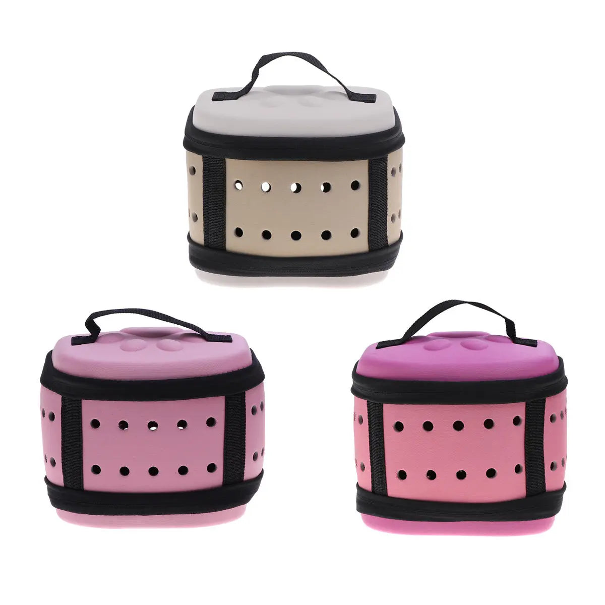 Foldable Pet Travel Carrier Bag Breathable Mesh Design Portable Lightweight for Small Dogs Cats Outdoor Walking Hiking Travel