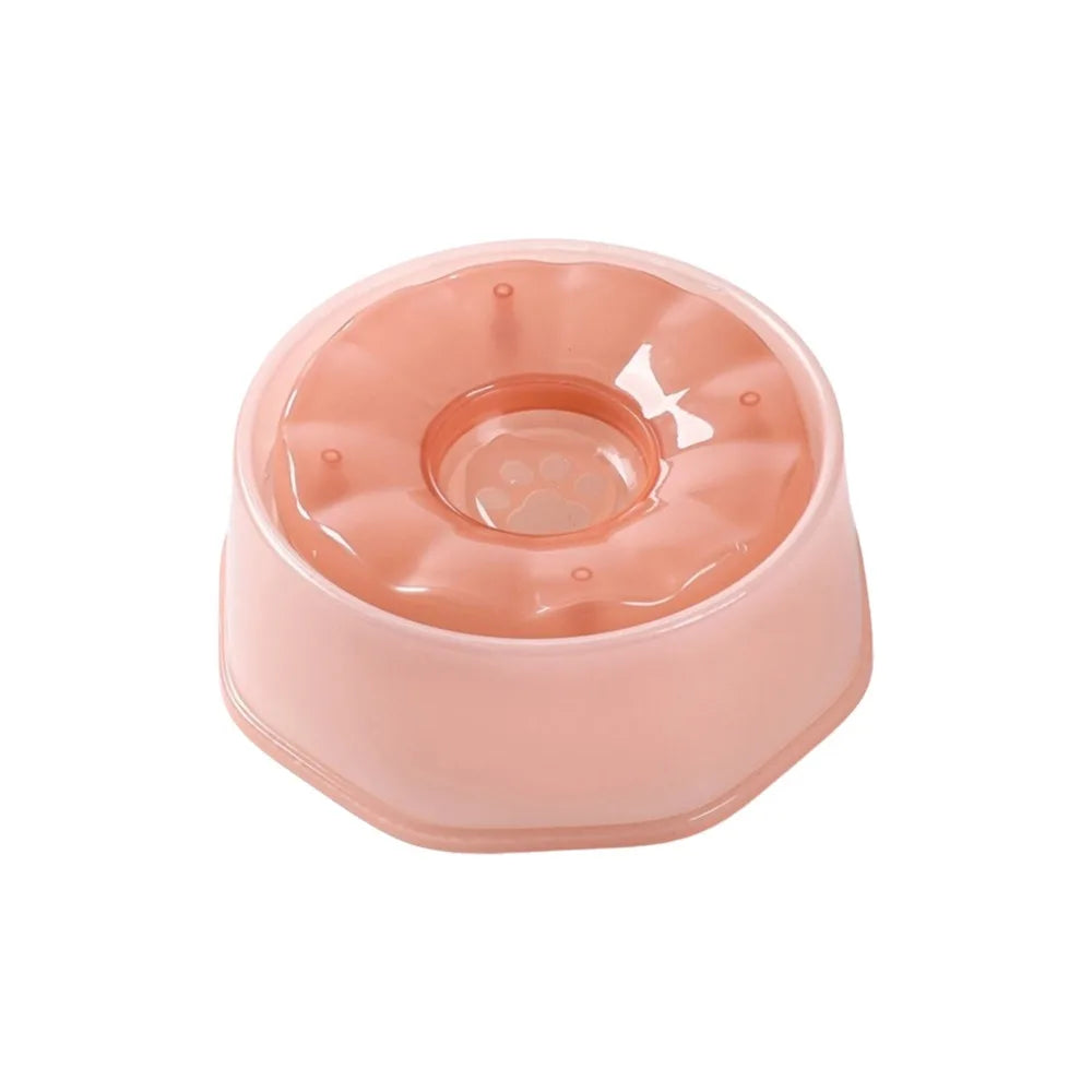 Plastic Pet Floating Water Bowl Large Capacity Spill Proof Pet Water Dispenser Anti-Splash No Wet Mouth Dog Drinking Bowl