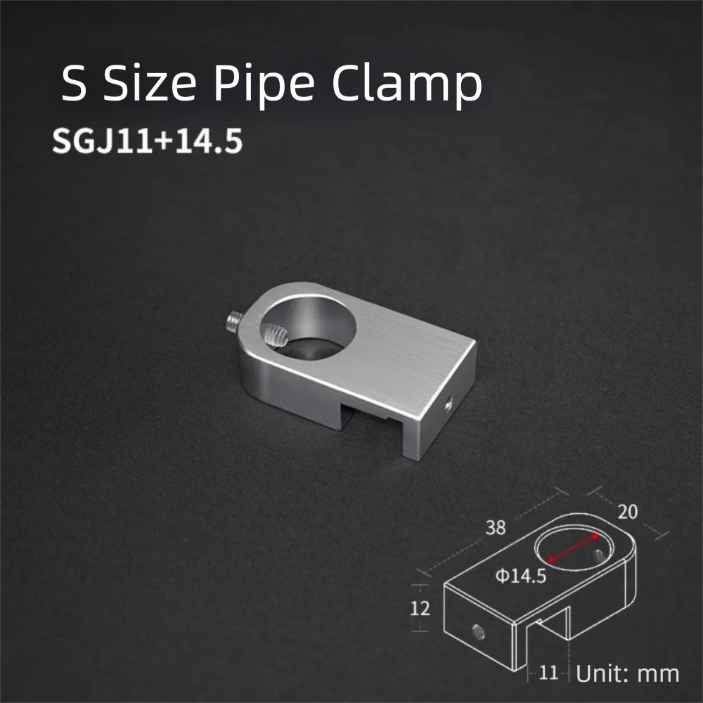 Aluminum Alloy Aquarium Water Tube Holder (Portable Pipe Hose Bracket, Fixed Clip Mount)