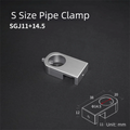 Aluminum Alloy Aquarium Water Tube Holder (Portable Pipe Hose Bracket, Fixed Clip Mount)