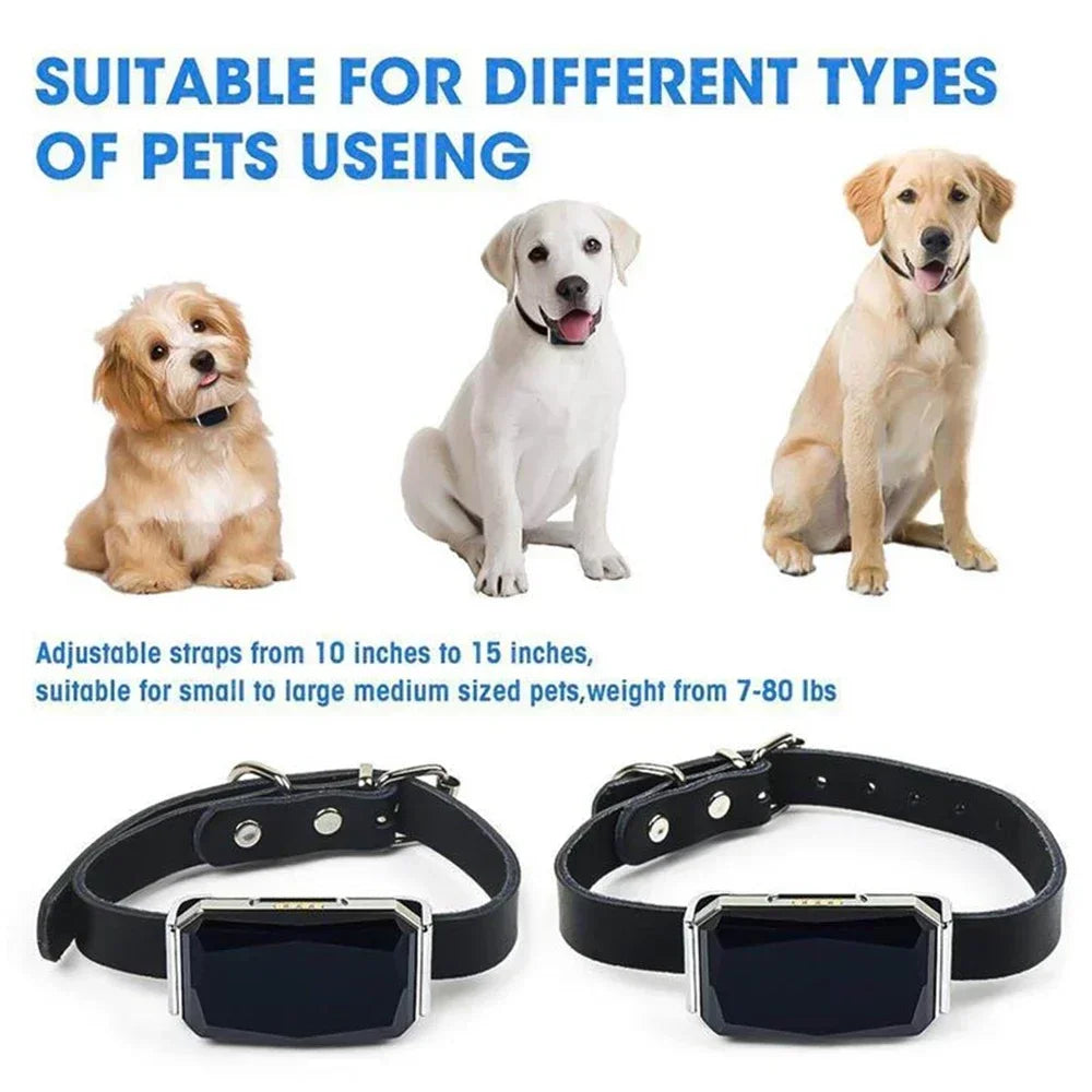 G12p 2G GPRS Smart Waterproof GPS Tracker Collar for Cats & Dogs - Universal Positioning Locator Device