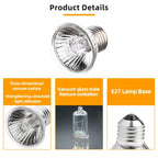 Tortoise Lizard Basking Lamp 25W 50W 75W Pet Heating E27 Bulb Chameleon Snake Turtle Reptile Heating Light UVA+UVB Sunlight