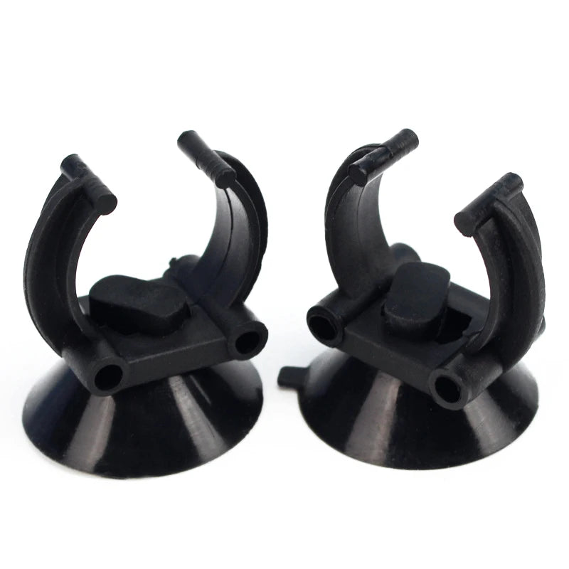 Aquarium Heater & Equipment Suction Cup Holders (For Heating Rods, UV Lamps, LED Lights, Pipes)