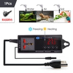 Digital LED Temperature Sensor Reptile Terrarium Thermostat Controller Outlet Thermostat Suction Cup for Aquarium Garden Plants