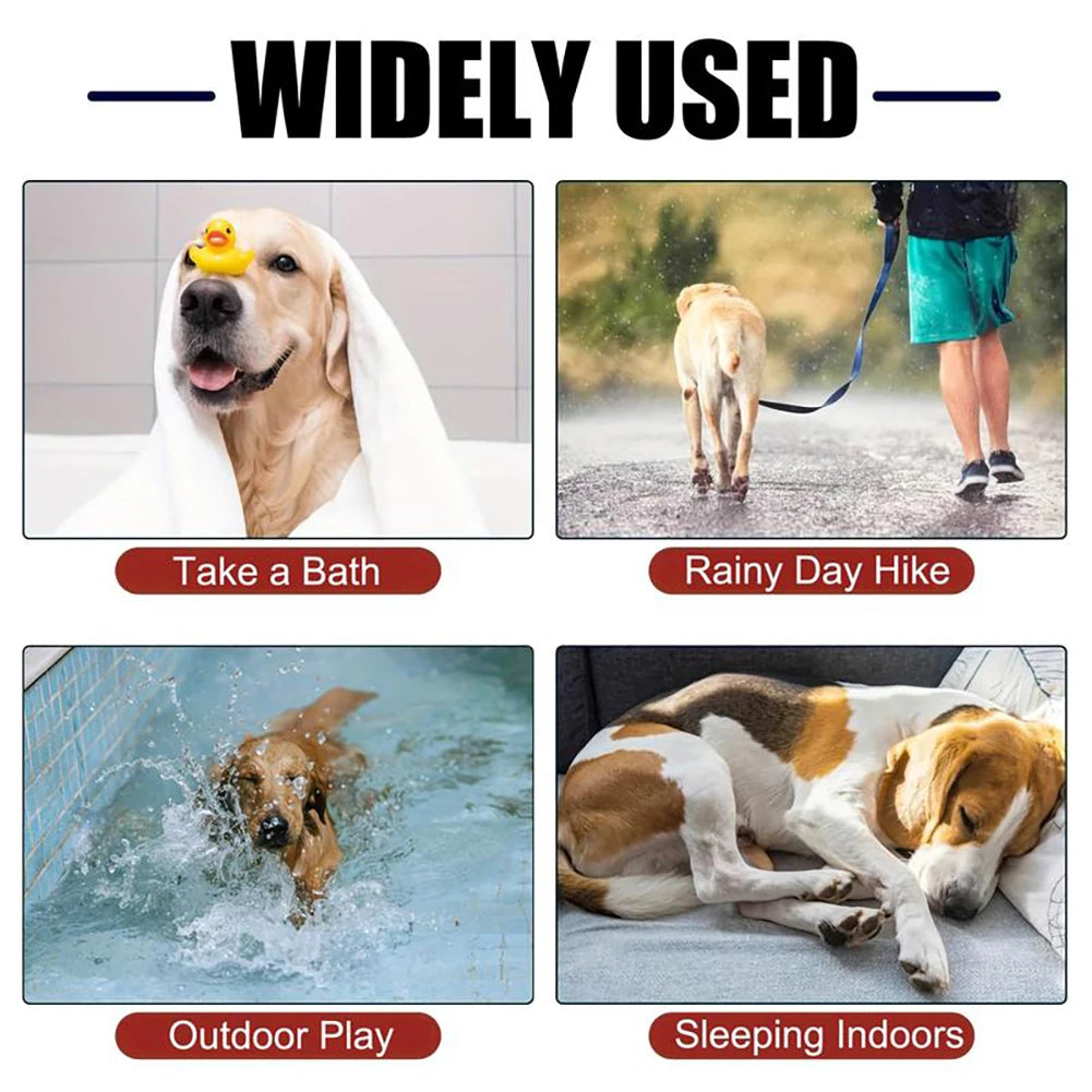 Quick-Drying Dog Bathrobe Ultra-Absorbent Dog Bath Towel Thickened Soft Pet Dog Drying Coat For Pet Lover Bath Accessories