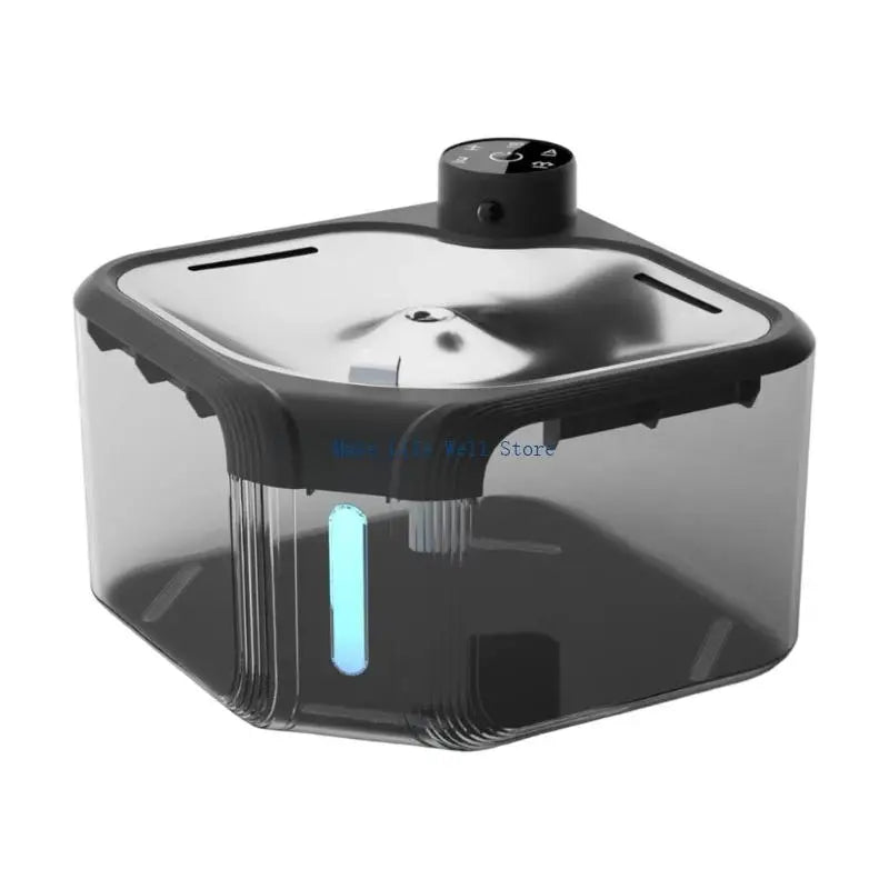 2.8L Automatic Circulating Pet Water Fountain (Stainless Steel Tray, Non-Slip)