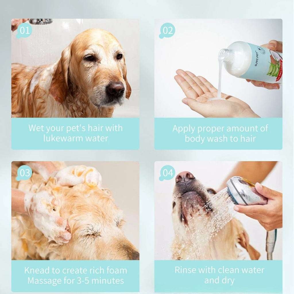 Pet Shampoo and Shower Gel (Long-Lasting Fragrance, Multi-Formula)