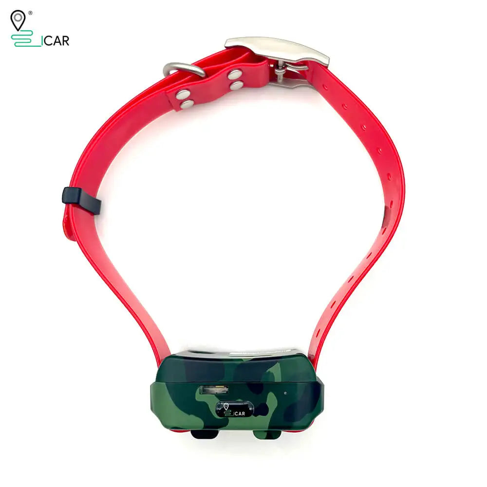 ICAR IK122M 4G IP68 Waterproof GPS Hunting Dog Collar Tracker - 2,000mAh Real-Time Locator