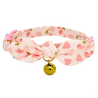 Heart Pet Collar with Flower Design for Cats — Comfortable Stylish Cat Collar