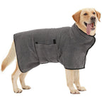 Dog Bathrobe Absorbent Pet Quick Drying Bath Towel Dog Bath Towel Large Small Dogs Clean Absorbent Bathrobe Full Body Wrap Cat