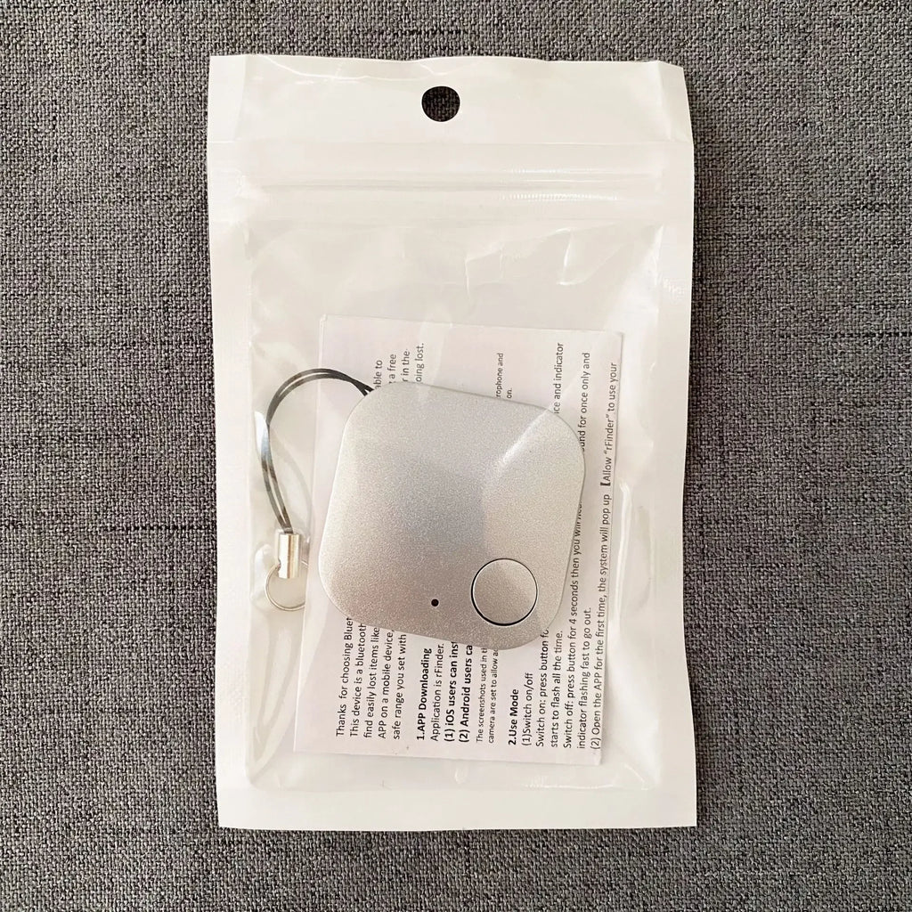 Mini Bluetooth Pet Tracker with Built-In Speaker - AirTag-Style Anti-Loss Finder for Dogs & Cats (iOS & Android)