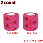 Pet Dog Cat Medical Breathable Elastic Bandage Non-woven Pet Self Adherent Wound Outdoor Retractable Sports Tape Dog Accessories