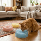 Plastic Anti-Splash Floating Dog Water Bowl (Large Capacity, Spill-Proof)