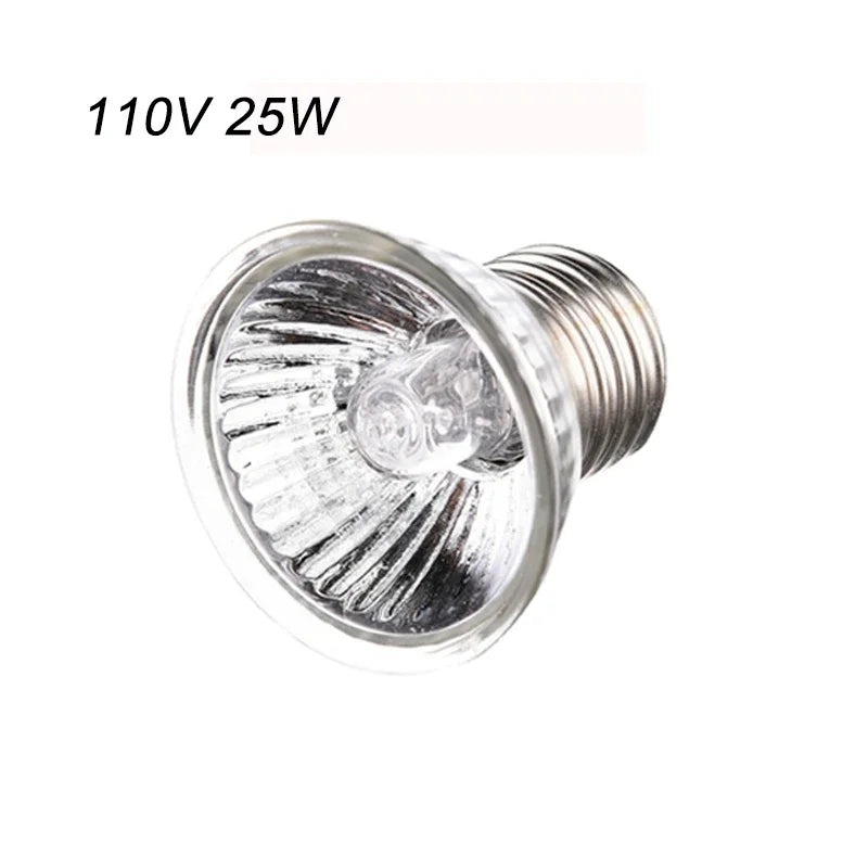 Tortoise Lizard Basking Lamp 25W 50W 75W Pet Heating E27 Bulb Chameleon Snake Turtle Reptile Heating Light UVA+UVB Sunlight