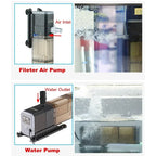 4-in-1 Aquarium Submersible Pump Replacement Filter Cotton (CHJ502/602/902/1502, Micro Water Pump)