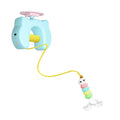 Electric Door-Hanging Swing Cat Toy — Automatic Elastic Rope Feather & Bell Teaser
