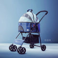 Modern Creative Pet Strollers Lightweight Foldable Cat Dog Stroller Small Pet Cart Bag Separation Troller Designer Pet Supplies