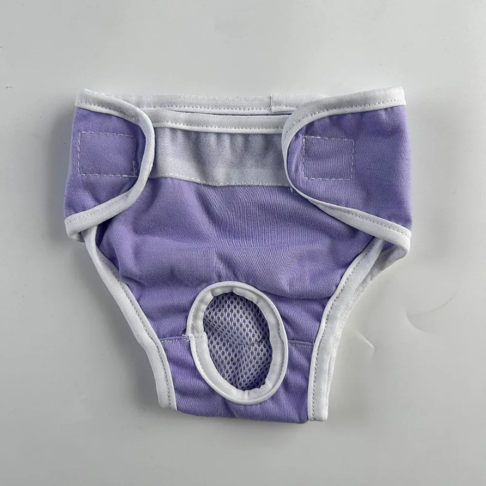 Breathable Dog Physiological Pants Leak-proof Adjustable Dog Menstrual Pants Reusable Highly Absorbent Dog Sanitary Panties