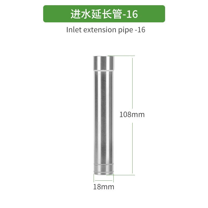 Stainless Steel Aquarium Filter Inlet & Outlet Tubes (Extendable, Anti-Fish Guard, Shrimp Safe)