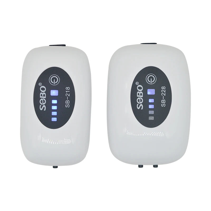 SOBO Aquarium Fish Tank Oxygen Air Pump Compressor Charging Silent USB with Battery Portable Fishing Oxygenator Outdoor Air Pump