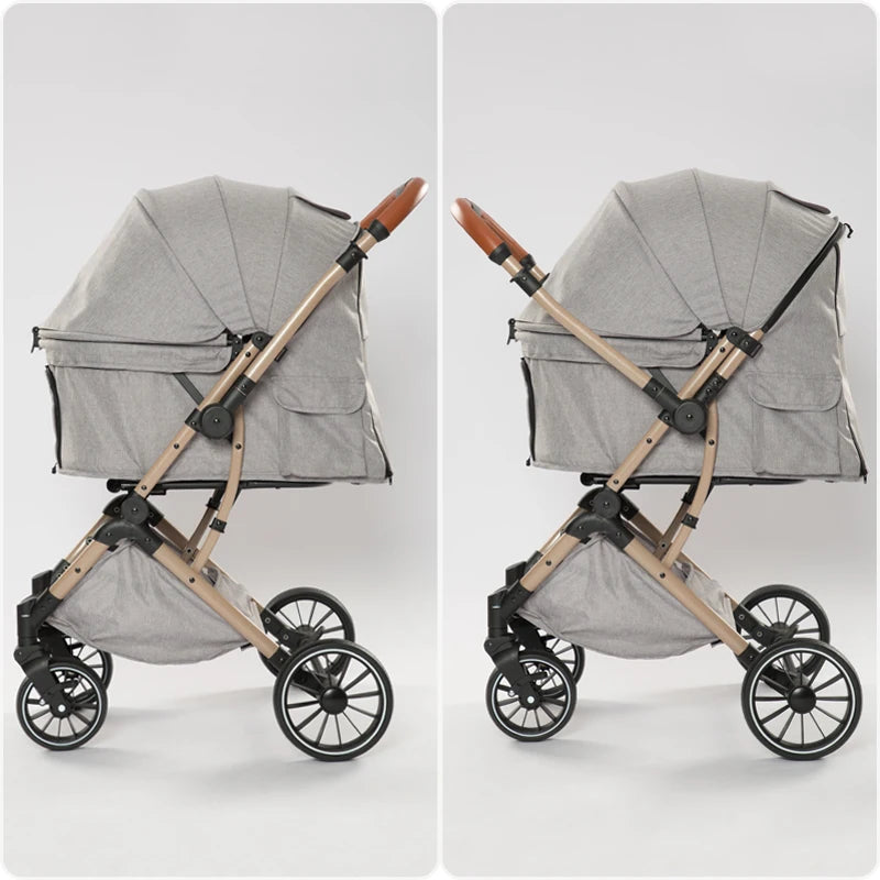 Foldable Separation Pet Dog Stroller for Medium Dog for Traveling