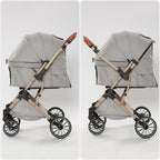 Foldable Separation Pet Dog Stroller for Medium Dog for Traveling