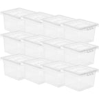 20 Pcs Reptile Enclosure Tank Clear Box Small Cage Plastic Container Feeding Snake Lizard Terrarium Insect Breeder Pet